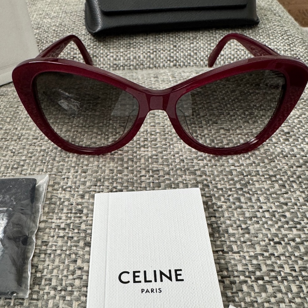 Authentic Celine Acetate Butterfly Sunglasses